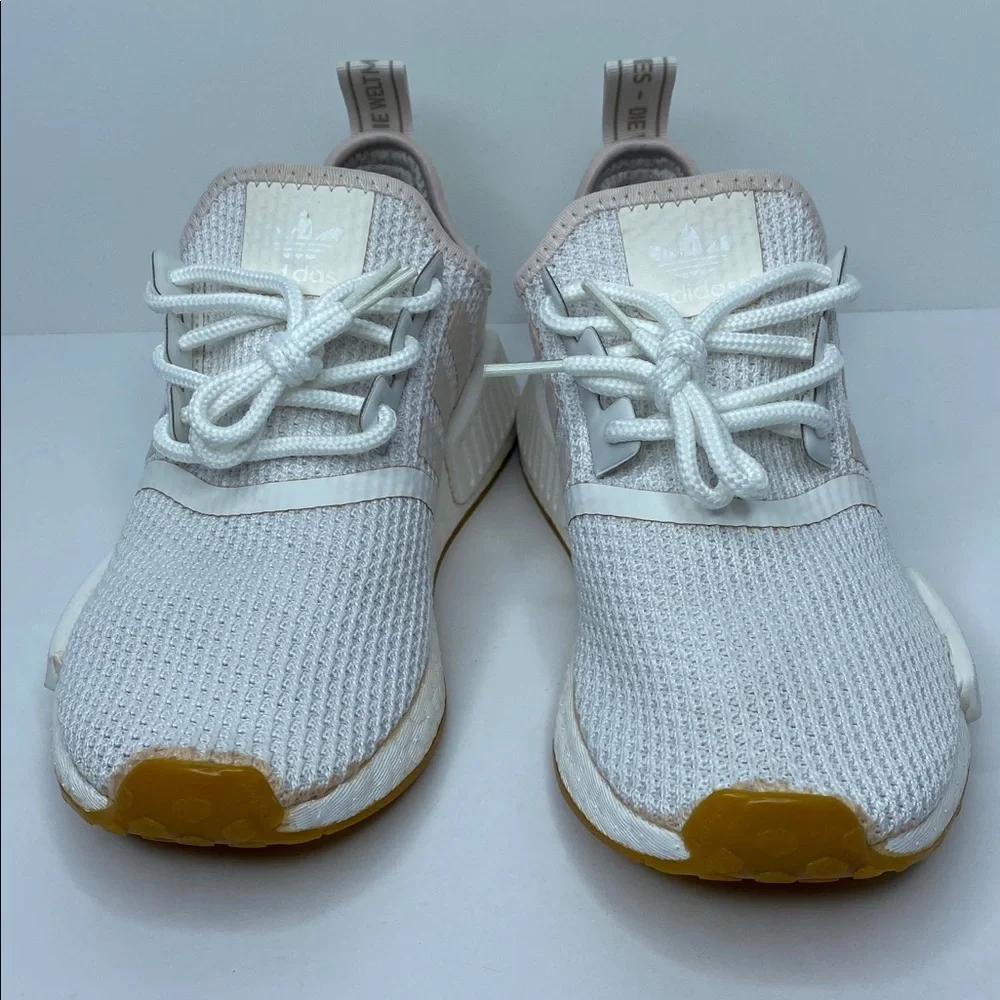 Adidas NMD R1 White Gum size Men’s 4.5 or Women’s 6